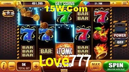 Jackpots e promoções na Love777